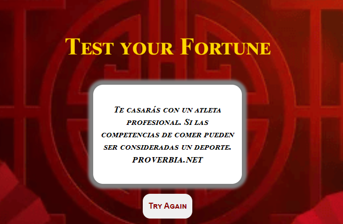fortune cookie