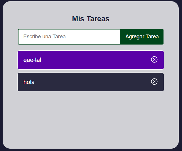 app de taresas React