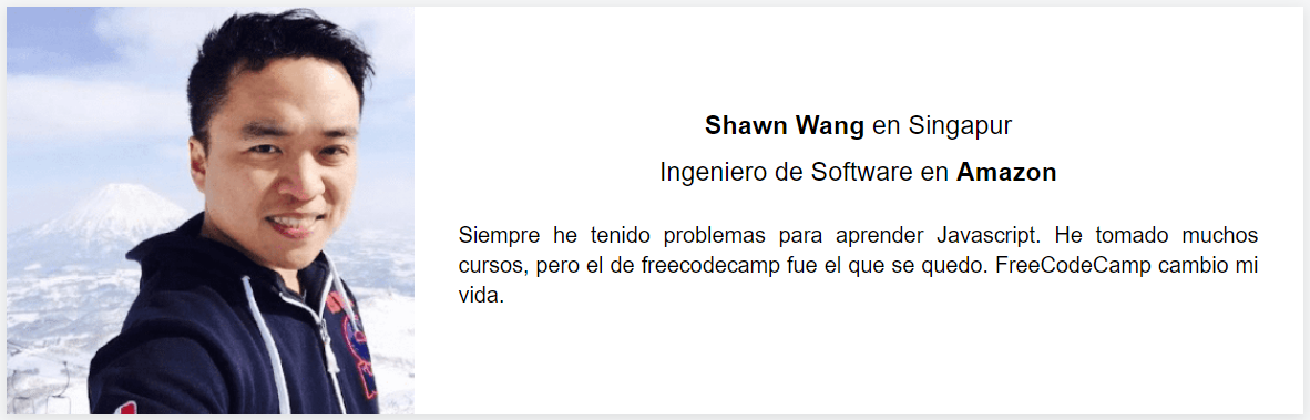 blog de testimonios con react